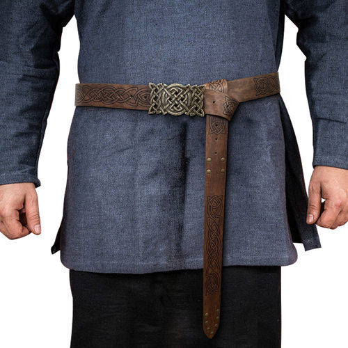 Chivalry Belt板扣皮带中世纪佩剑腰带仿皮腰带COSPLAY道具腰带
