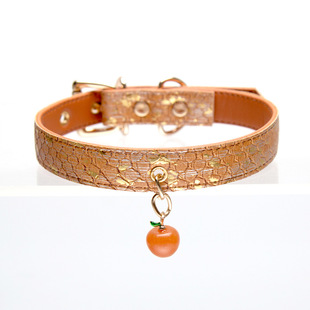 【往复阶梯】W22 透熟桔 亚文化原创项圈choker蛇皮纹情趣项圈