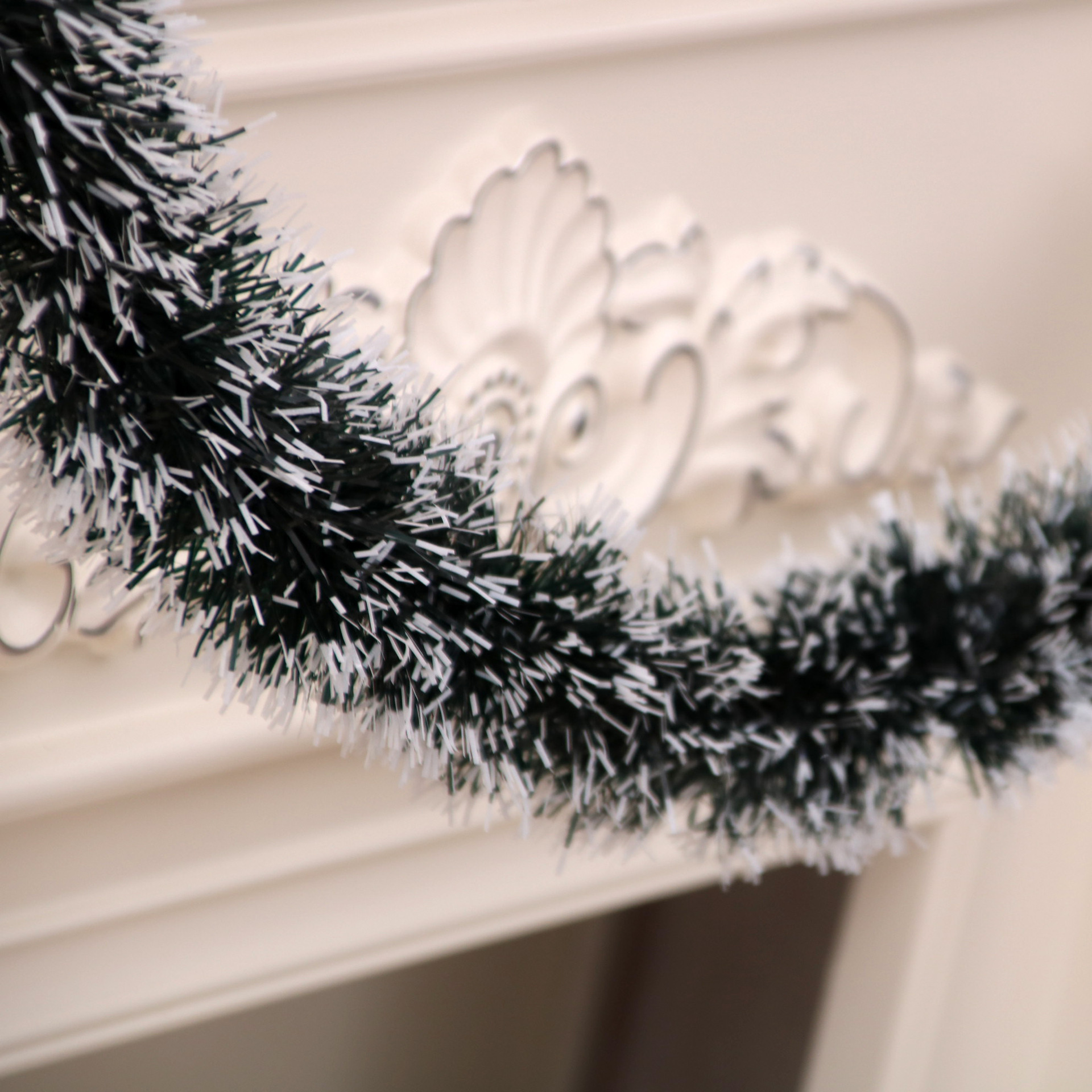 2米9cm宽度墨绿圣诞毛条彩带彩条围绕圣诞树配件圣诞节装饰品DIY