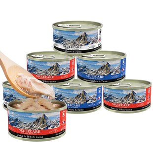 皇家搭档 猫罐头 猫零食 成猫幼猫罐头深海鱼肉湿粮罐头三文鱼6罐