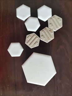 0.5元一个 海水珊瑚 断肢纽扣基座 珊瑚底座 珊瑚陶瓷基座