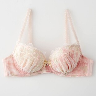 70BC75ABC80A琉璃町日系彩虹花仙女薄款可爱文胸套装少女内衣内裤