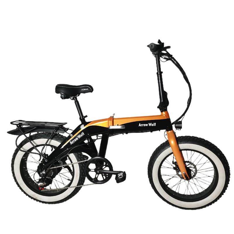 电动自行车豪华型20寸雪地电动自行车成人代步用车折叠雪地车