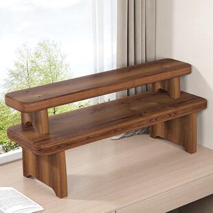 花架置物架客厅落地式阳台花架2023新款梯形多肉实木花盆架子庭院