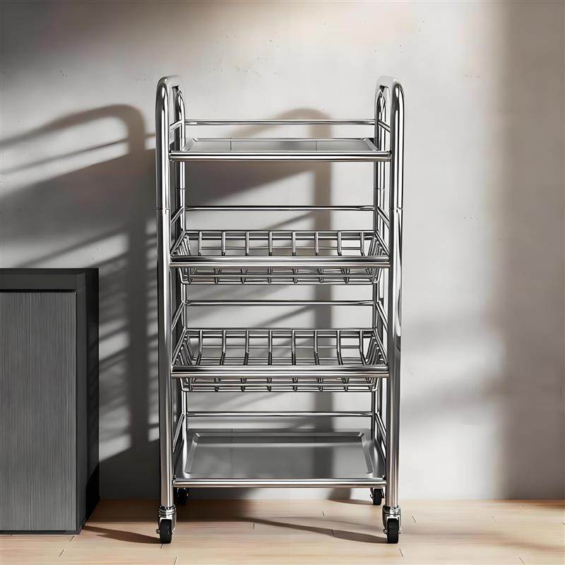 不锈钢厨房菜篮子置物架落地多层加粗加厚微波炉果蔬菜锅具收纳架,厨房/烹饪用具,果蔬置物架/篮/框,淘宝优惠券,粉丝福利购,淘宝优惠卷