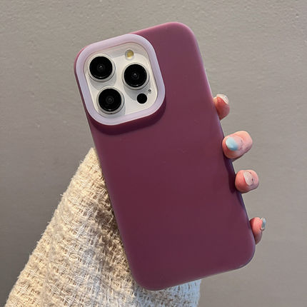 网红秋冬新款酒红色适用oppo半透findx7软糯果冻壳reno12pro耐脏不发黄x7ultra亲肤质感reno12液态硅胶手机壳