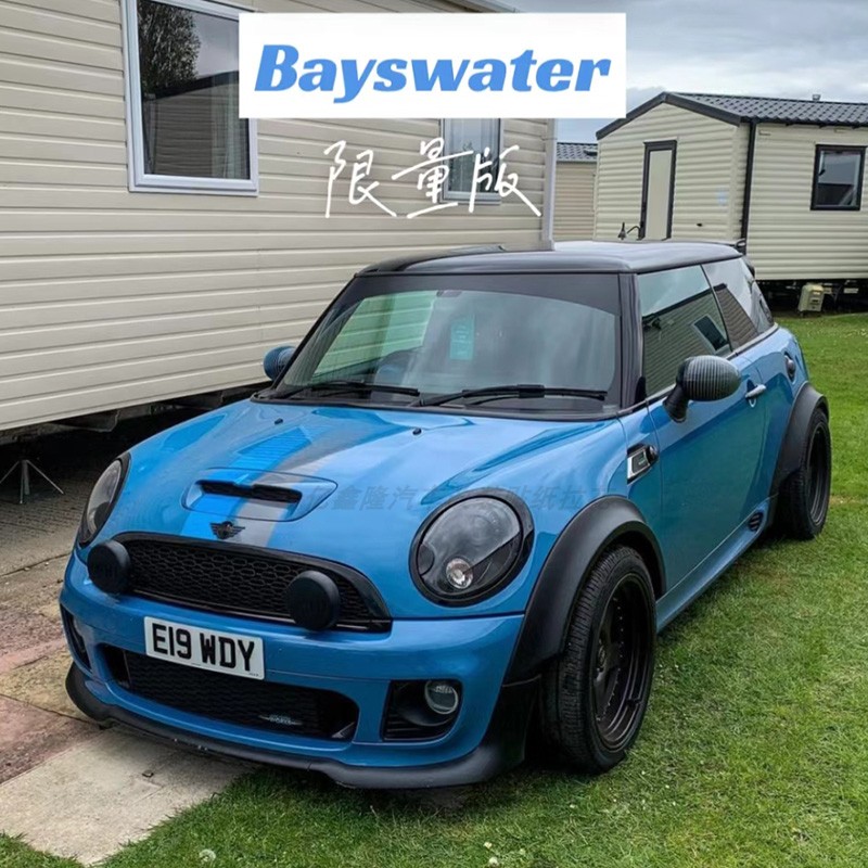 适用宝马miniR56s贝斯沃特Bayswater机盖车贴coopers复刻装饰贴纸