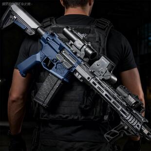 QML-F4电动连发成人玩具枪男孩突击冲锋步抢模型wargame可发LHAL4
