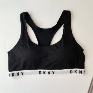 运动瑜伽健身跑步外贸棉质黑色灰色时尚 无钢圈文胸 性感工字背心款