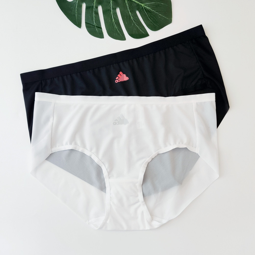3条包邮运动品牌黑色白色速干透气无痕包臀跑步健身中腰女内裤