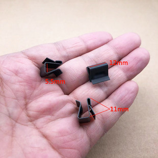 汽车座椅前后护板线路电线束固定S型Z型金属夹片钢铁卡子卡扣配件