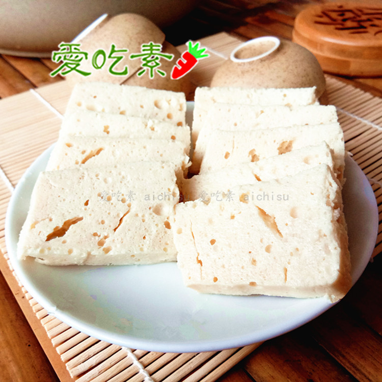 【冷冻】天荃QQ百叶(百页豆腐)300g/袋爱吃素卤味烧汤火锅烧