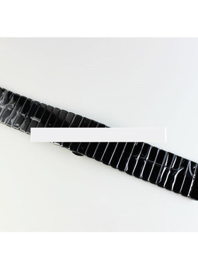 配国产R雷黑金刚系列男女28mm陶瓷手表黑色手表带手表链配件