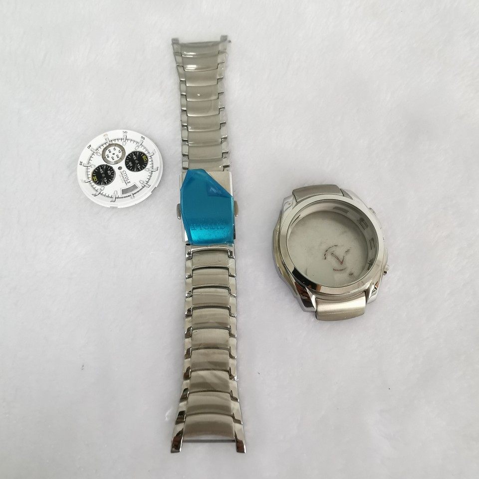 原装CITOLE/西腾5022G男款手表带表链表壳表盘字面配件