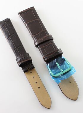 KINGTIS精铁时原厂K4022M棕色男真皮表带4022L女款皮表带原装正品