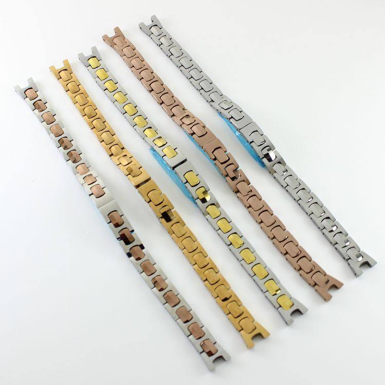 代替配件 配CITOLE西腾牌钨钢女表带3004L钨钢手表链3004