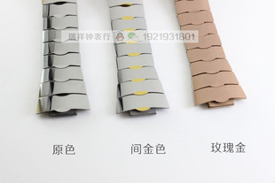 津辉表带 可配格诺GNOTH男女2023M/L钨钢手表带表链2023本色表带