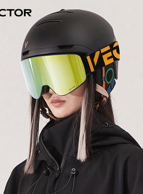 VECTOR玩可拓成人滑雪头盔女户外滑雪装备滑雪盔防撞透气滑雪护具