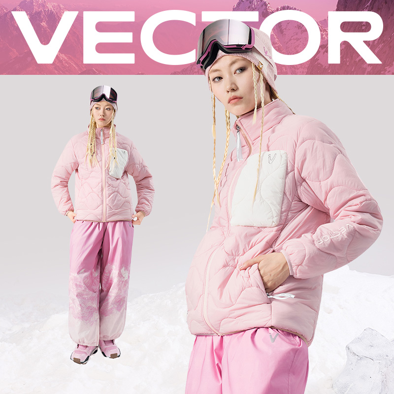 VECTOR玩可拓p棉棉衣女滑雪中层秋冬男卫衣户外套滑雪内胆冲锋服