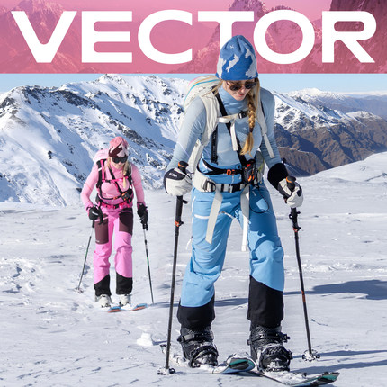 VECTOR玩可拓滑雪背带裤东丽3L硬壳全压胶雪裤专业单板双板连体裤