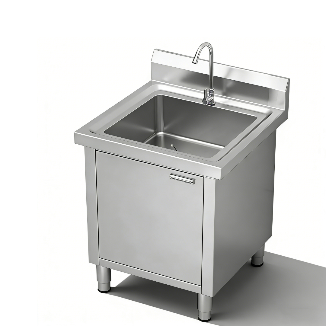 户外304不锈钢水槽一体柜单槽水池柜厨房洗菜盆洗手池家用洗碗池