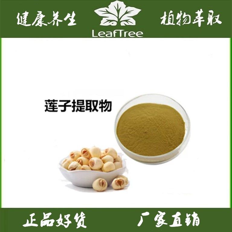 莲子提取物 莲籽浓缩粉 莲实莲蓬子水芝丹莲肉萃取免煎精华粉
