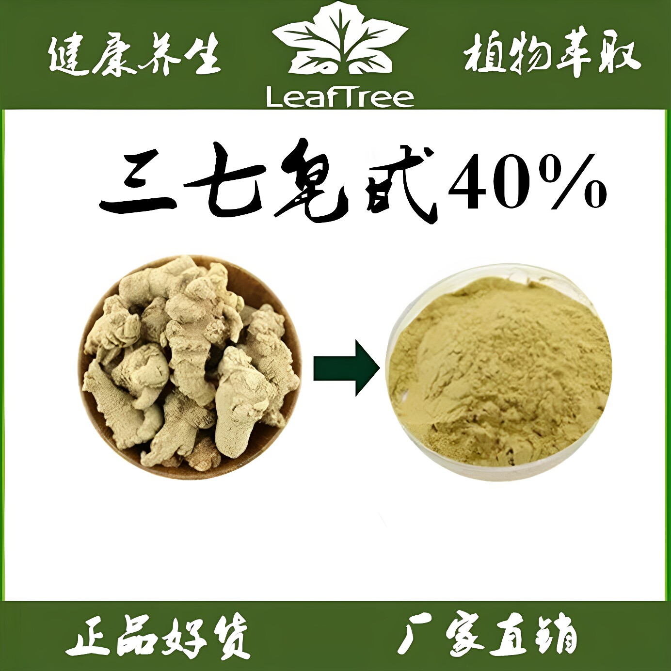 三七提取物田七皂苷40%萃取精华