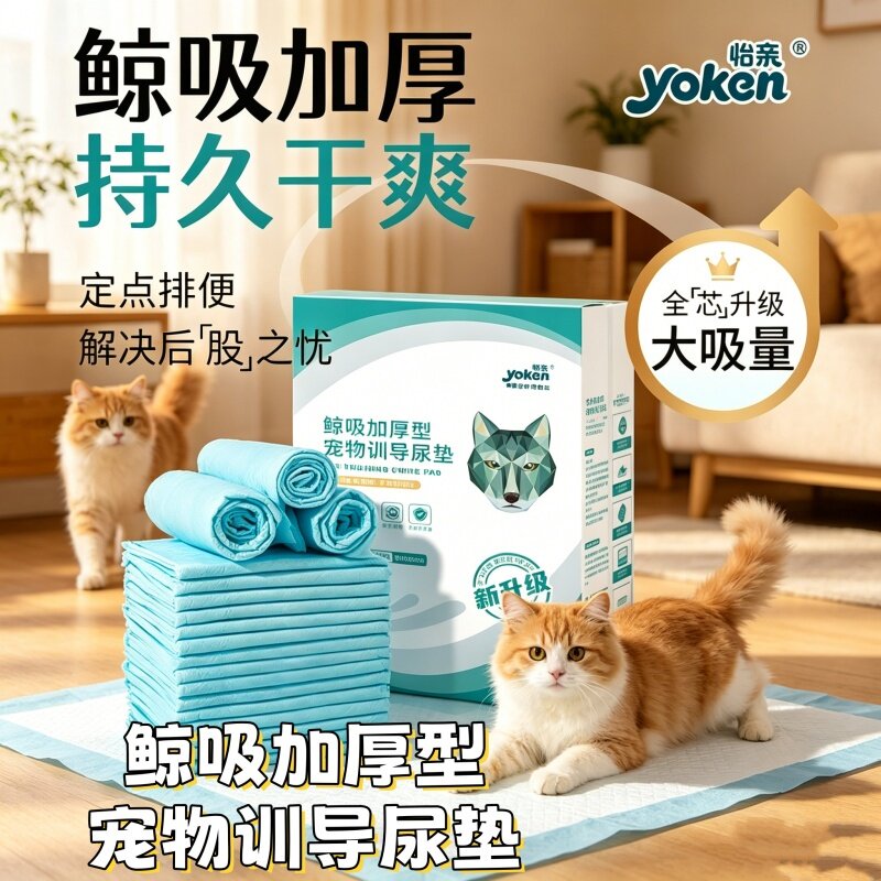 怡亲鲸吸加厚除臭防漏狗狗尿垫尿布隔尿吸水垫锁水大码免洗款