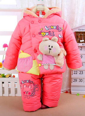 加厚童装加厚婴儿外出服韩版棉袄