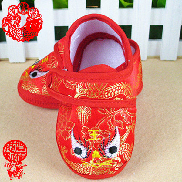 0-1岁宝宝软底学步鞋老虎鞋婴儿单鞋1虎头鞋布鞋秋季男童女童鞋子
