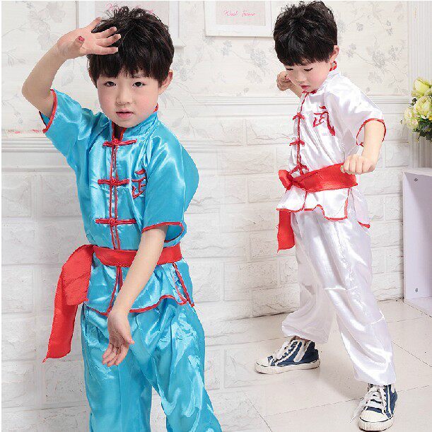 2026少儿中国功夫练功服男女童幼儿舞蹈演出服儿童武术表演出服装