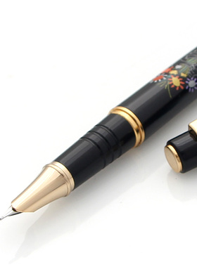 艺术殿堂616黑色特细学生书写正品保证练字钢笔送人 可批量订制