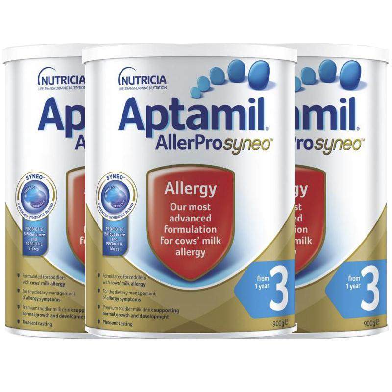 原装进口爱他美Aptamil深度水解奶粉900g*/罐3段0-6个月中度代购