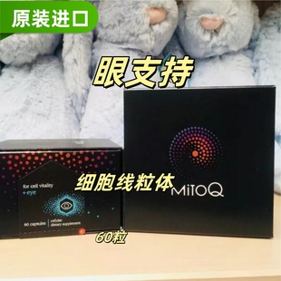 原装进口MitoQ眼睛支持胶囊60粒 越橘眼细胞线粒体叶黄素代购