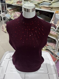 洋气妈妈秋冬100纯羊毛打底衫女新款半高领毛衣宽松内搭针织上衣