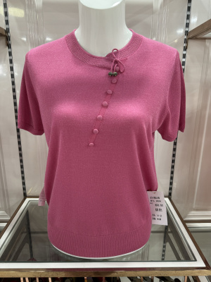 品牌折扣～换季清仓捡漏！短袖t恤女新款中年妈妈夏含桑蚕丝上衣