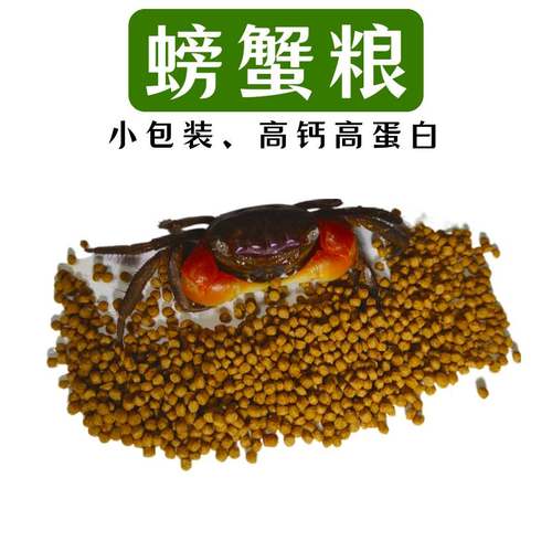 观赏蟹蟹粮辣椒相手将军招潮饲料