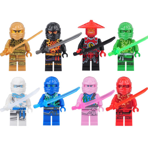 兼容国产幻影忍者人仔绝版稀有能量帝国鬼怪拼装积木公仔玩具摆件