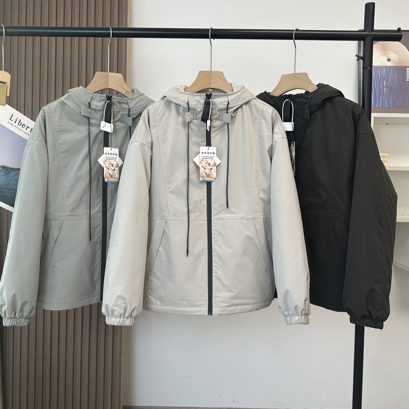 石墨烯桑蚕丝发热棉工装棉衣外套