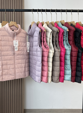 吹爆JING典苾囤！高级轻型白鸭绒羽绒背心休闲羽绒服马甲内搭坎肩