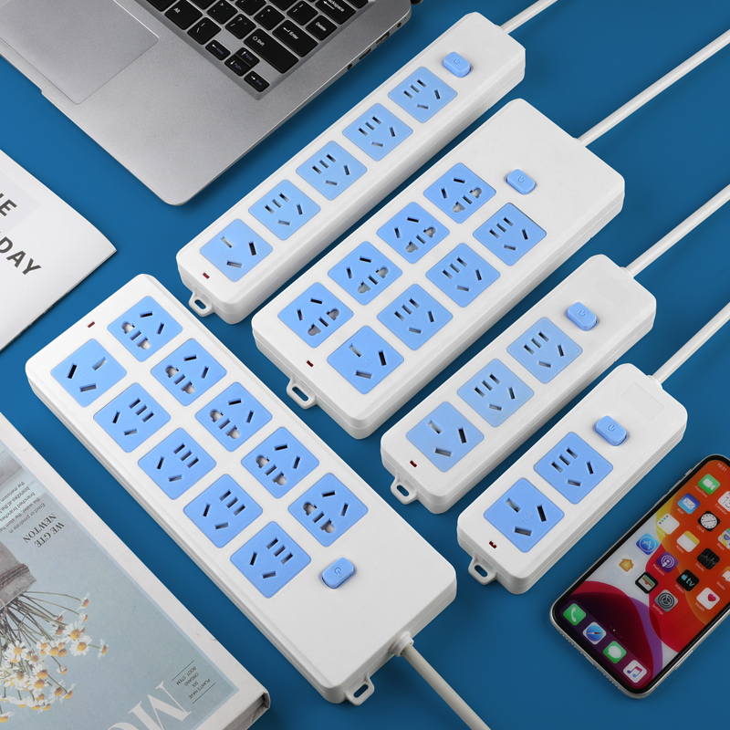 4000w插板大功率空调热水器取暖器专用16a插座排插接线板无线带线