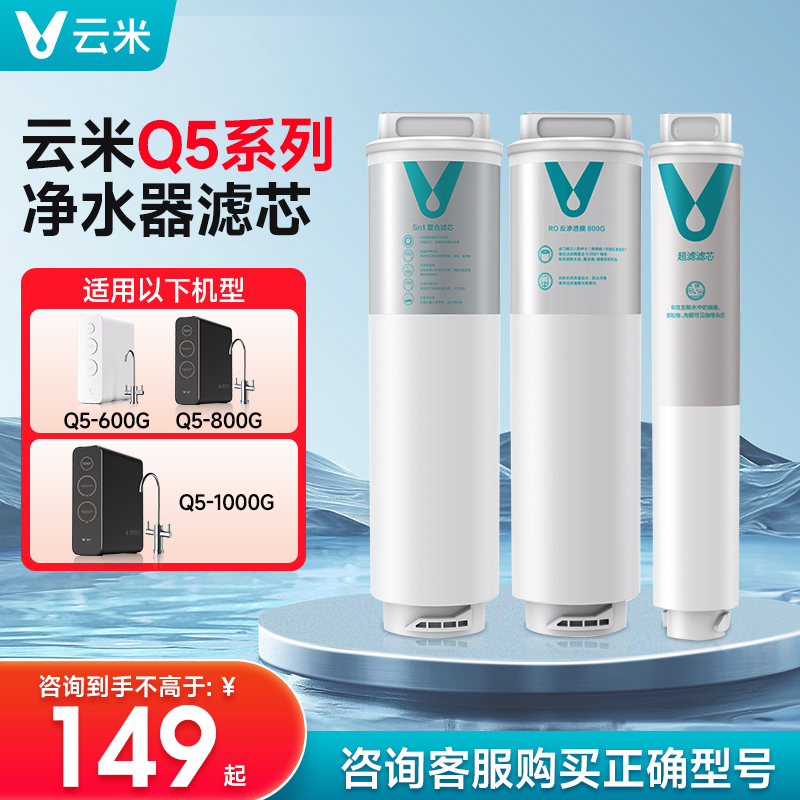 云米净水器滤芯RO反渗透原装正品