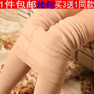 秋冬加厚丝袜加绒连裤袜女春秋防勾丝天鹅绒打底裤袜子中厚踩脚袜