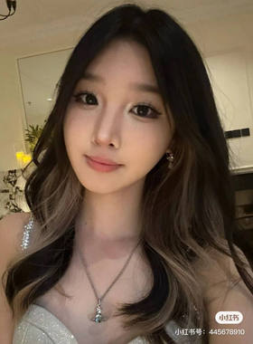 薄荷绿土星链条飞行士项链