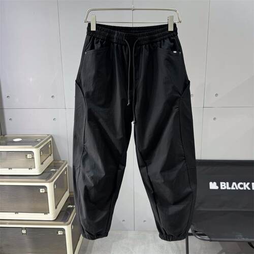 潮牌弯刀休闲裤新款工装裤