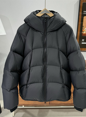 云朵泡芙90白鸭绒羽绒服男冬季轻量化加厚面包服连帽宽松保暖外套