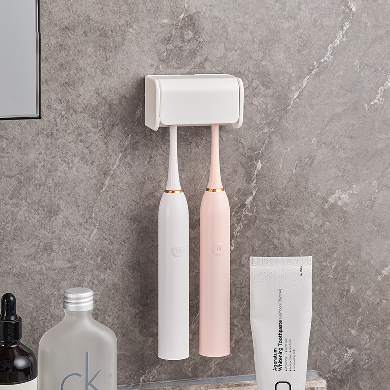 厂家直销免打孔挂墙牙刷置物架卫生间储物牙刷收纳盒810