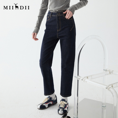 谜底牛仔裤百搭修身烟管裤九分裤251MK0041