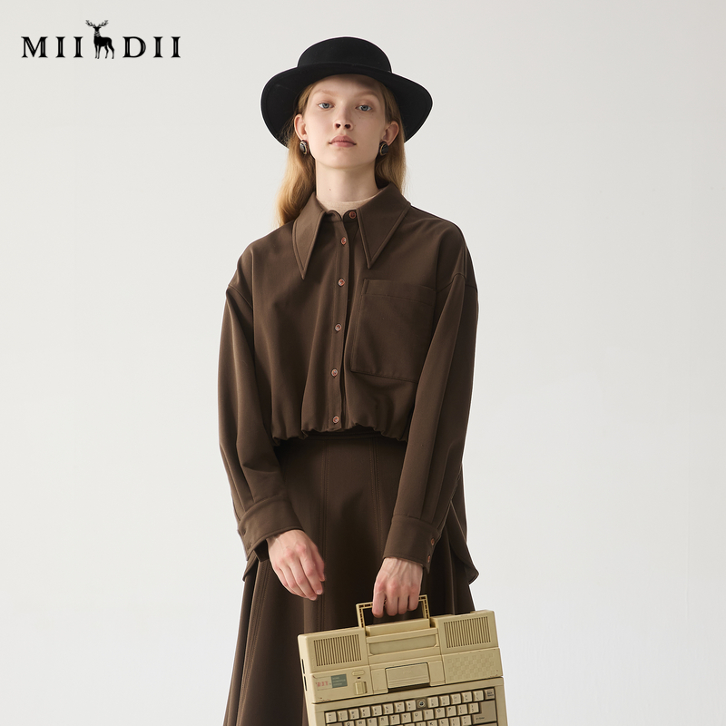 谜底设计感衬衫长袖女20