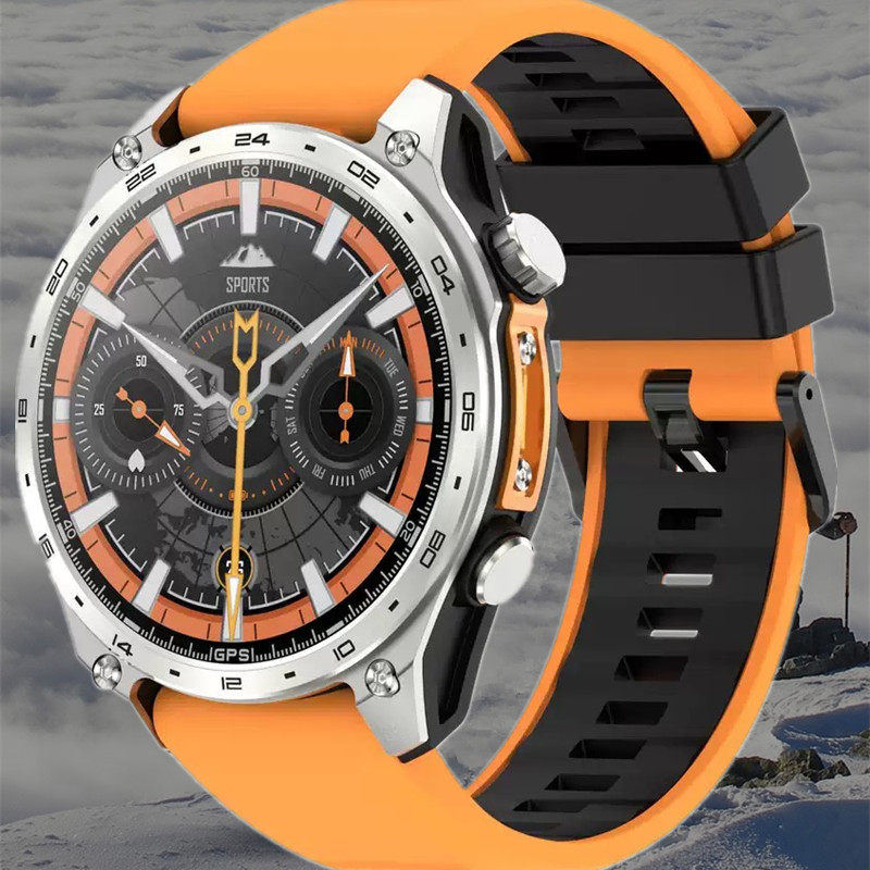 华强北智能运动通话支付Gps海拔气压指南针登山心率血氧睡眠手表